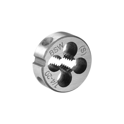 Harfington 1/4-20 BSW Round Die Machine Thread Threading Die 0.8" OD Alloy Steel
