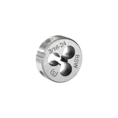 Harfington 3/16-24 BSW Round Die Machine Thread Threading Die 0.8" OD Alloy Steel