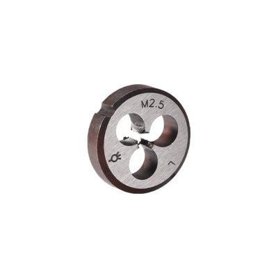 Harfington M2.5 X 0.45 Round Die Left-hand Thread Machine Threading Die 16mm OD Alloy Steel