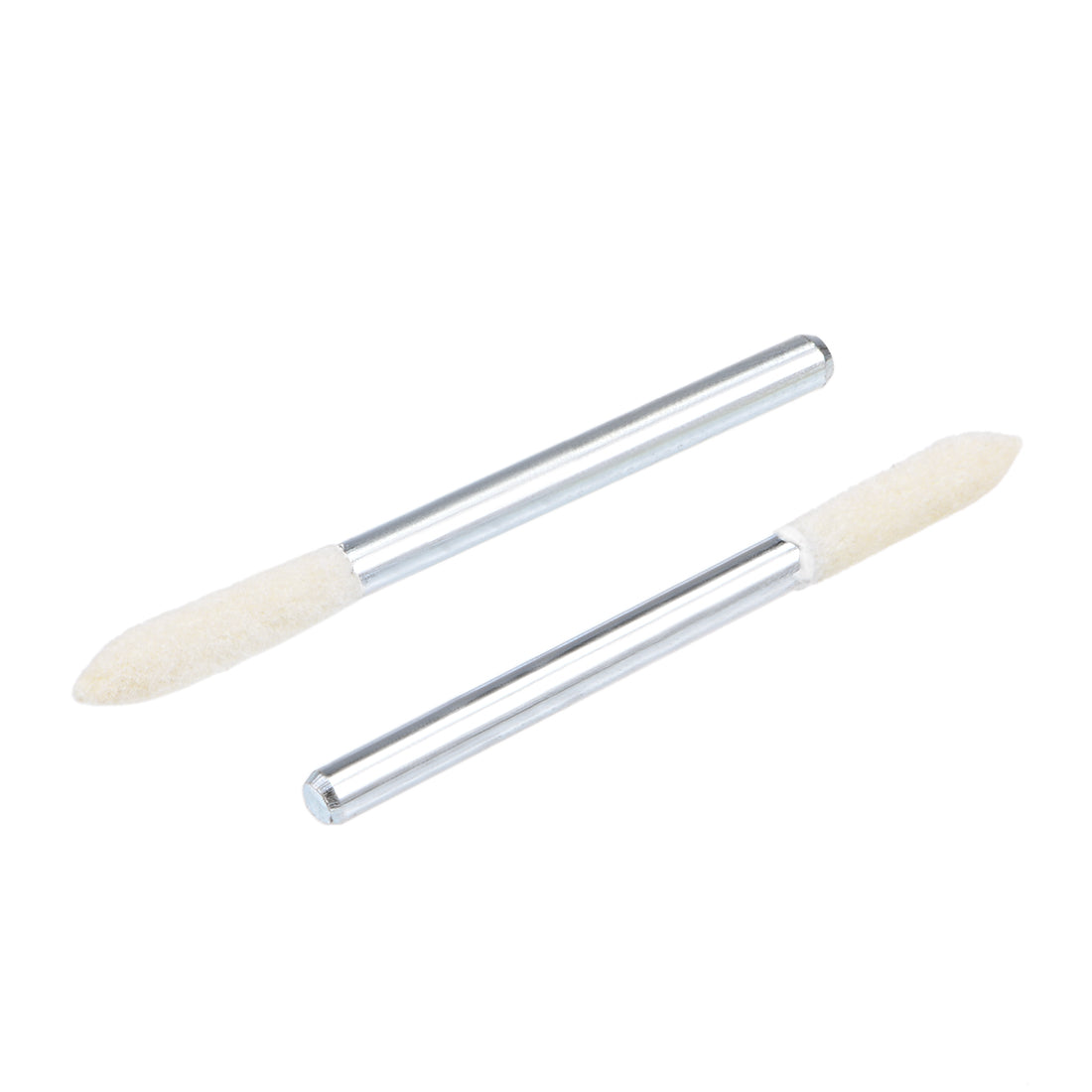 Harfington 3mm Wool Felt Mounted Points Tapered Polishing Buffing Wheels 24 Pcs