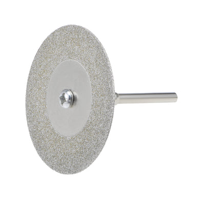 Harfington 10 Pcs 40mm Diamond Cutting Wheels Cut Off Wheel with 2 Pcs Mandrels