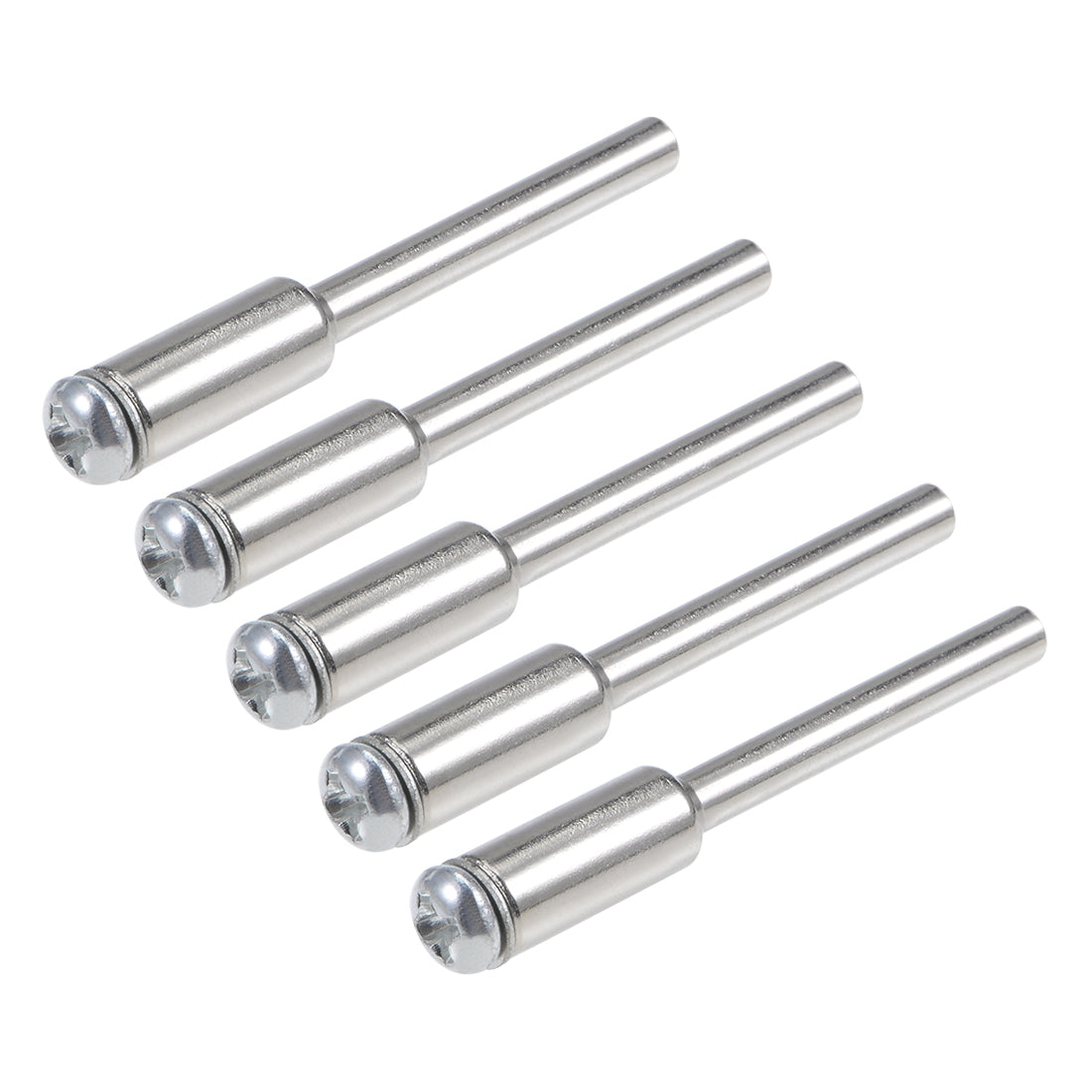 Harfington Cut-off Wheel Screw Mandrels 3mm Shank Dia Cutting Disc Holder for Compatible Rotary Tools 5 Pcs