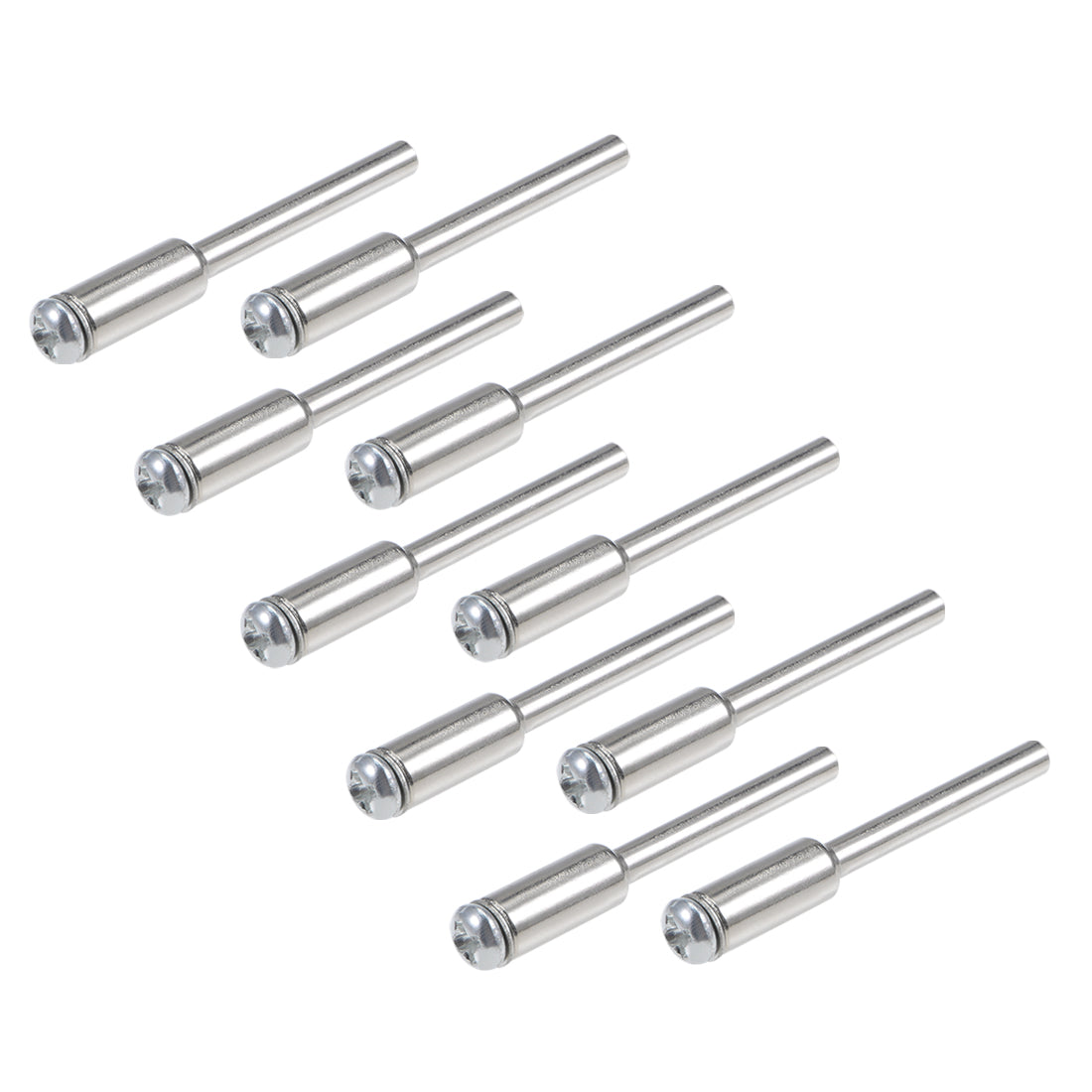 Harfington Cut-off Wheel Screw Mandrels 3mm Shank Dia Cutting Disc Holder for Compatible Rotary Tools 10 Pcs