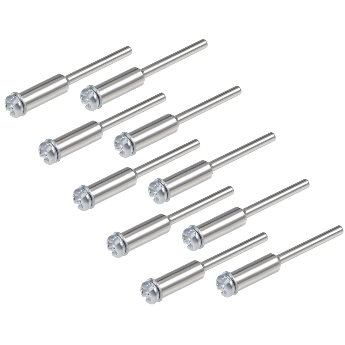 Harfington Cut-off Wheel Screw Mandrels 2.35mm Shank Diameter Cutting Disc Holder for Compatible Rotary Tools 10 Pcs