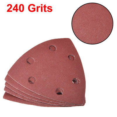 Harfington 6 holes Triangle Hook and Loop Sanding Pads