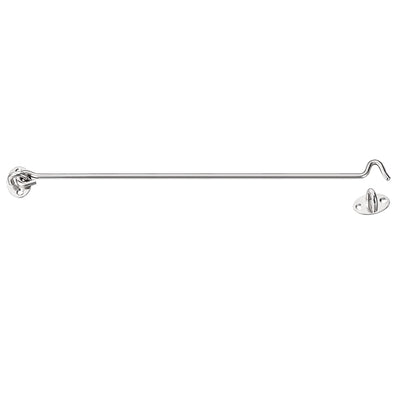 Harfington 14" Cabin Hook Eye Latch Gate Door Swivel Window Hook Stainless Steel with Mounting Screws 1pcs