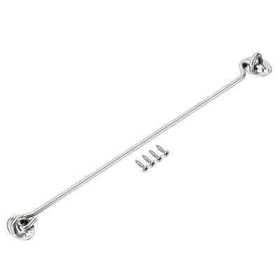 Harfington 14" Cabin Hook Eye Latch Gate Door Swivel Window Hook Stainless Steel with Mounting Screws 1pcs
