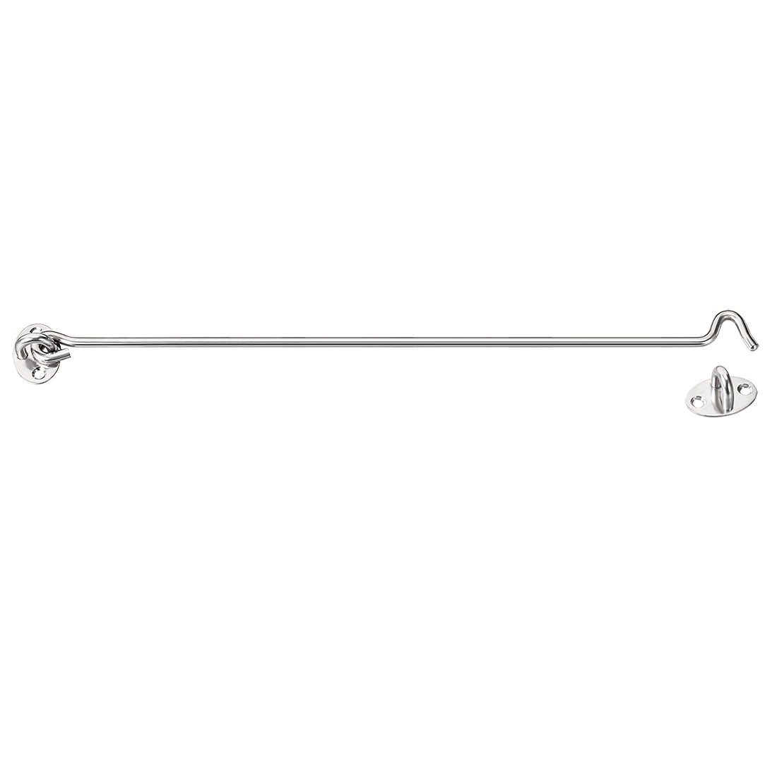 Harfington 14" Cabin Hook Eye Latch Gate Door Swivel Window Hook Stainless Steel with Mounting Screws 2pcs