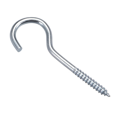 Harfington Screw Eye Hooks Self Tapping Screws Screw-in Hanger Eye-Shape  Hooks 50pcs