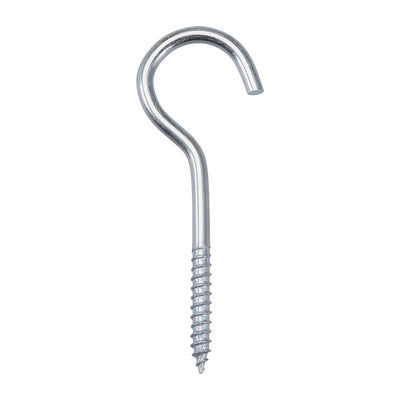 Harfington Screw Eye Hooks Self Tapping Screws Screw-in Hanger Eye-Shape  Hooks 50pcs