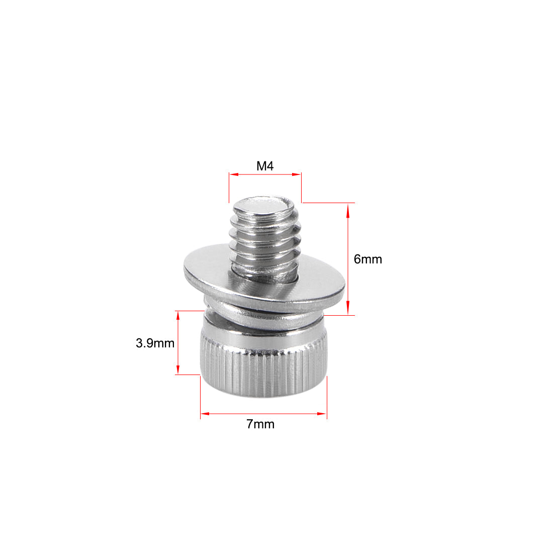 Harfington Stainless Steel Hex Socket Head Cap Screws Bolts Combine with Spring Washer and Plain Washers