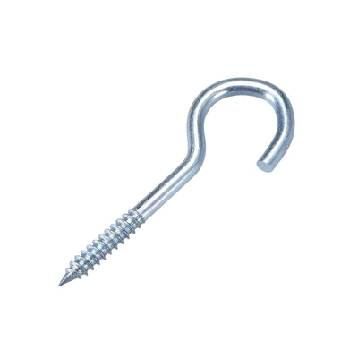 Harfington Screw Eye Hooks Self Tapping Screws Screw-in Hanger Eye-Shape  Hooks 50pcs