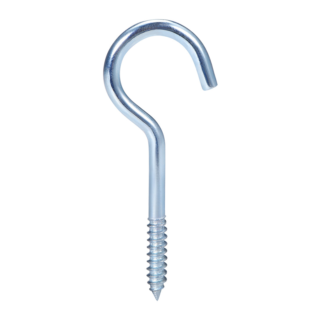 Harfington Screw Eye Hooks Self Tapping Screws Screw-in Hanger Eye-Shape  Hook, 10pcs