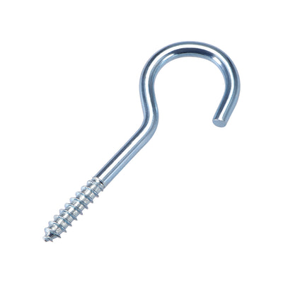 Harfington Screw Eye Hooks Self Tapping Screws Screw-in Hanger Eye-Shape  Hooks 40pcs