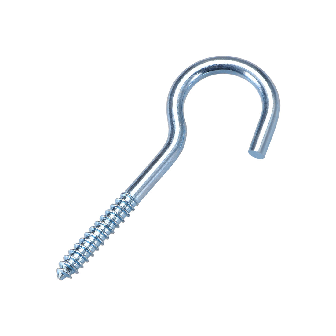 Harfington Screw Eye Hooks Self Tapping Screws Screw-in Hanger Eye-Shape  Hook, 10pcs