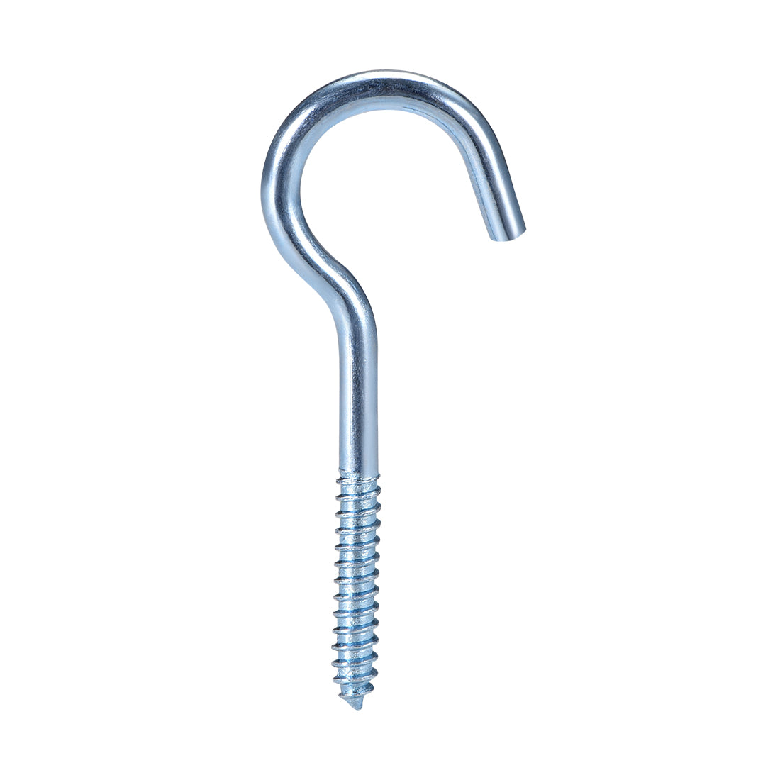 Harfington Screw Eye Hooks Self Tapping Screws Screw-in Hanger Eye-Shape  Hook, 10pcs