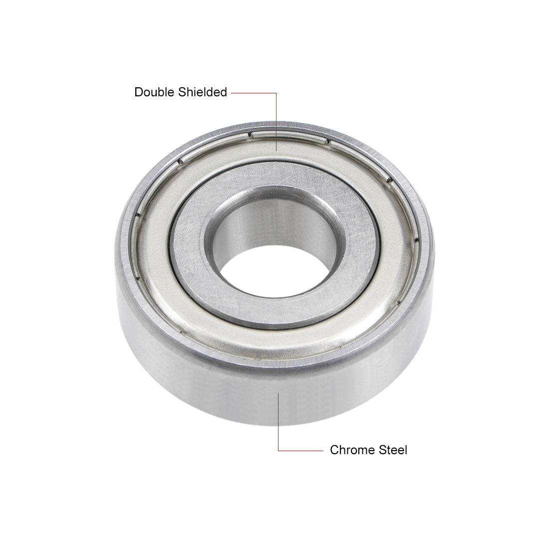 uxcell Uxcell Deep Groove Ball Bearings Inch Double Shielded Chrome Steel ABEC1 Z1
