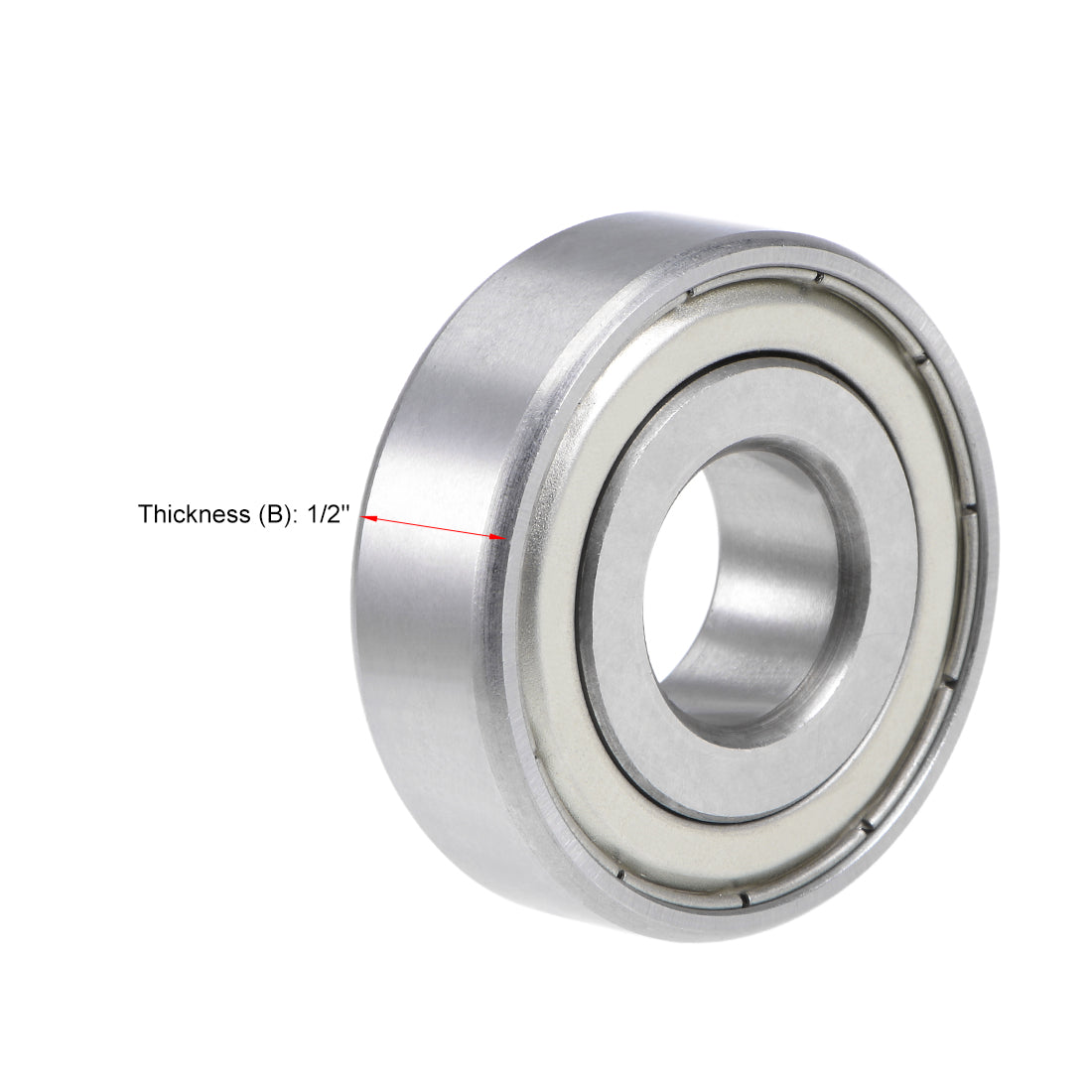uxcell Uxcell Deep Groove Ball Bearings Inch Double Shielded Chrome Steel ABEC1 Z1