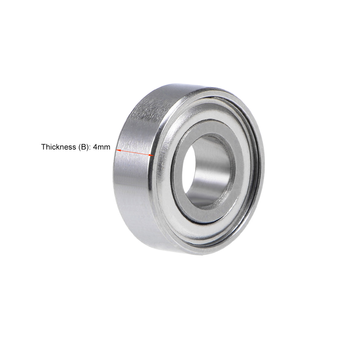 Harfington Deep Groove Ball Bearings Metric Double Shielded Chrome Steel Balls
