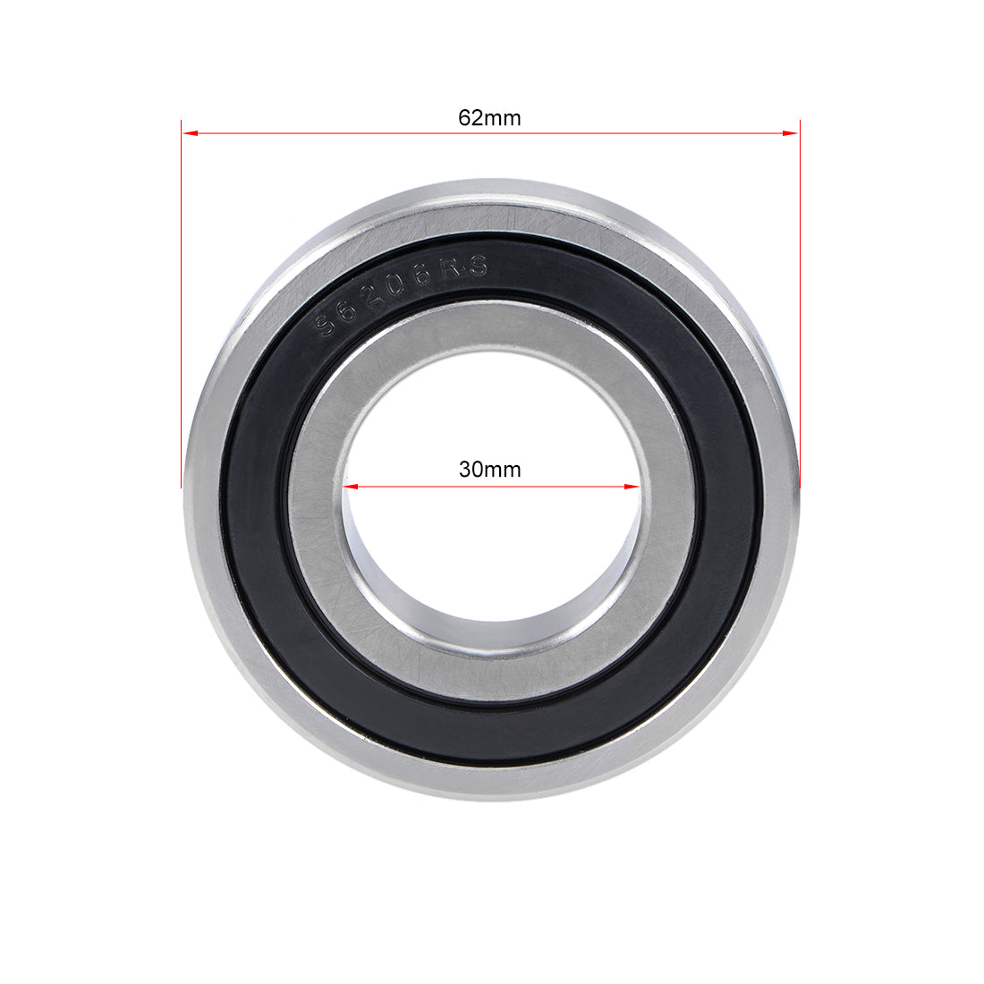 uxcell Uxcell Deep Groove Ball Bearings Double Sealed Stainless Steel