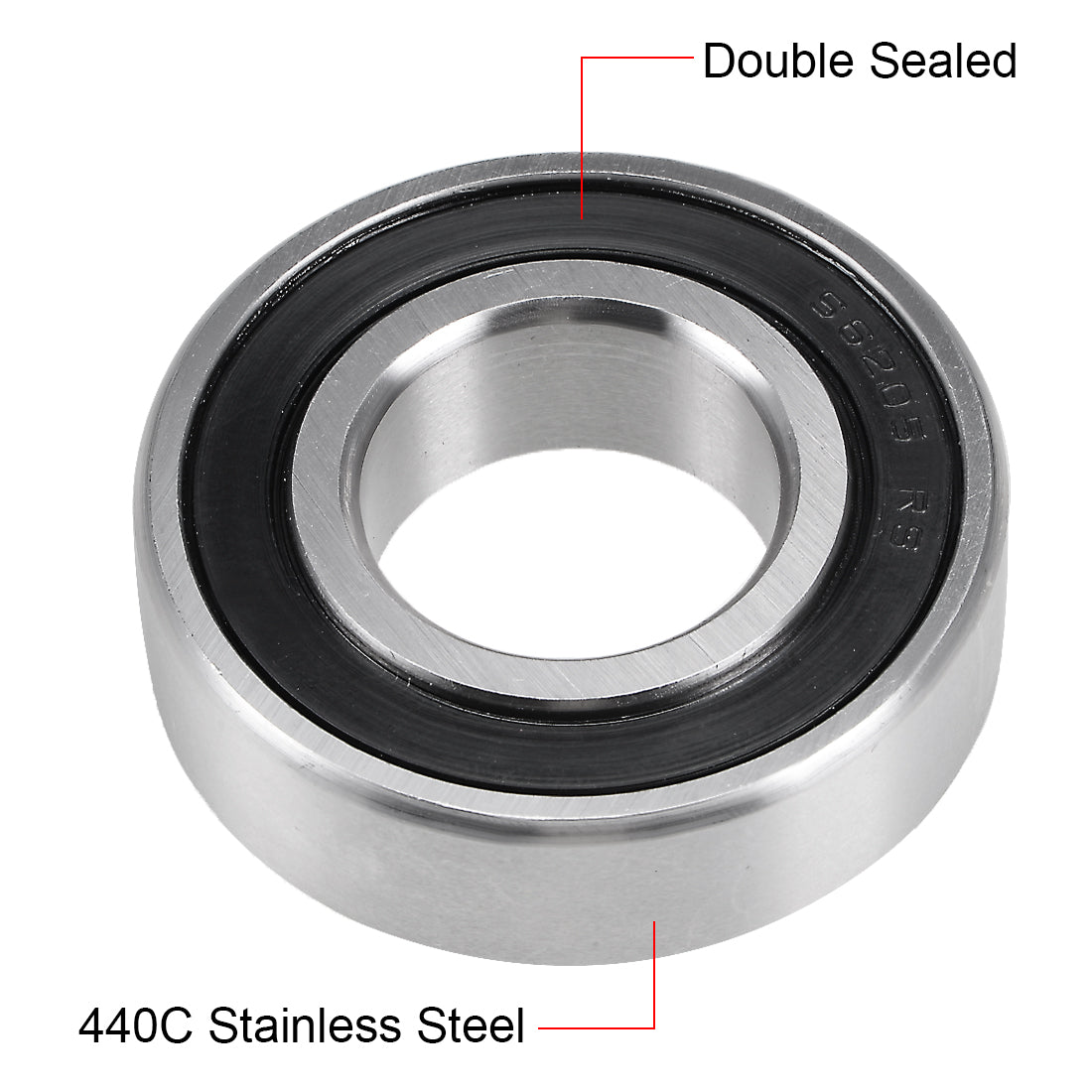uxcell Uxcell Deep Groove Ball Bearings Double Sealed Stainless Steel