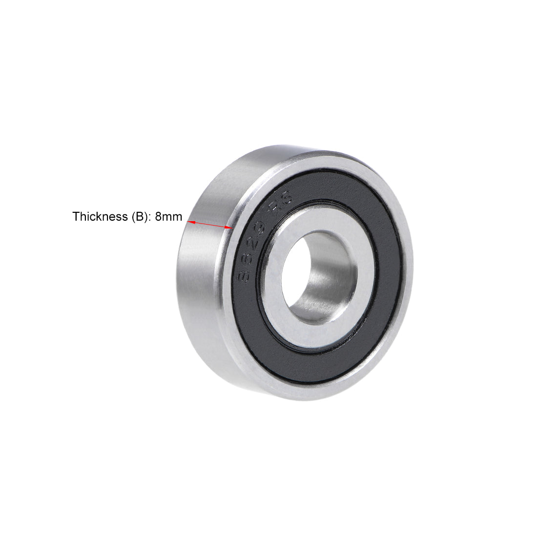 uxcell Uxcell Deep Groove Ball Bearings Double Sealed Stainless Steel