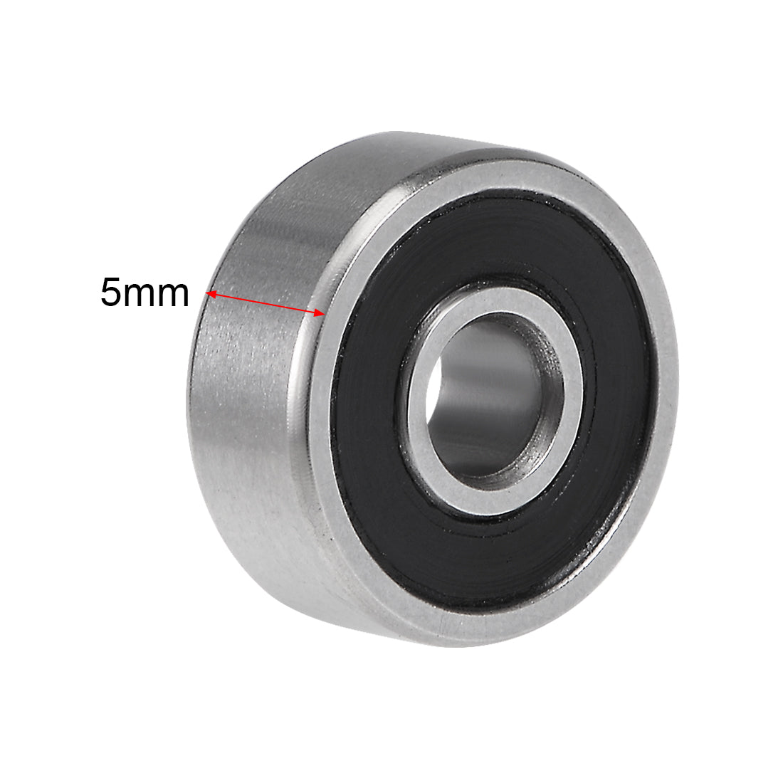 uxcell Uxcell Deep Groove Ball Bearings Double Sealed Stainless Steel