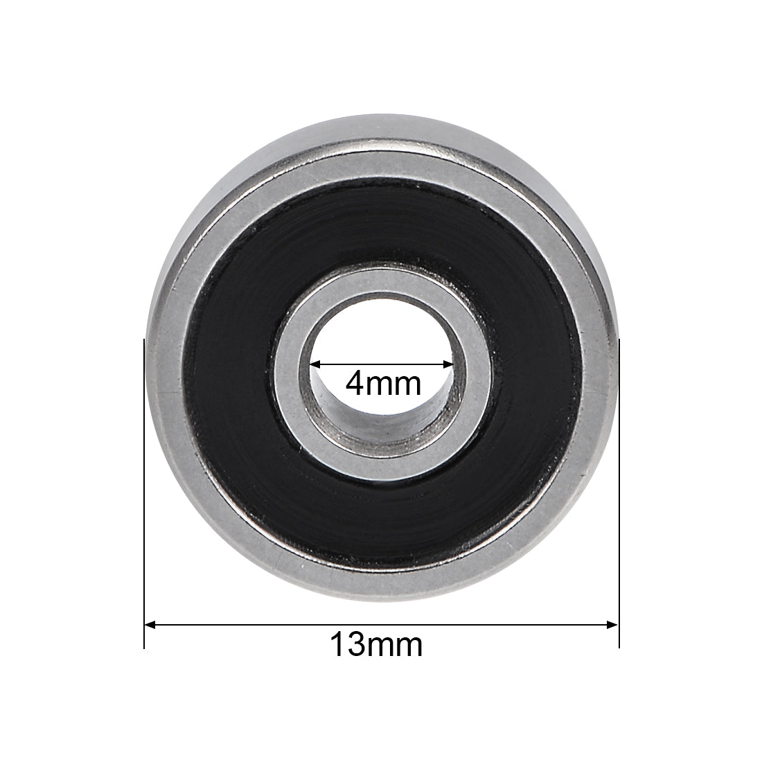 uxcell Uxcell Deep Groove Ball Bearings Double Sealed Stainless Steel