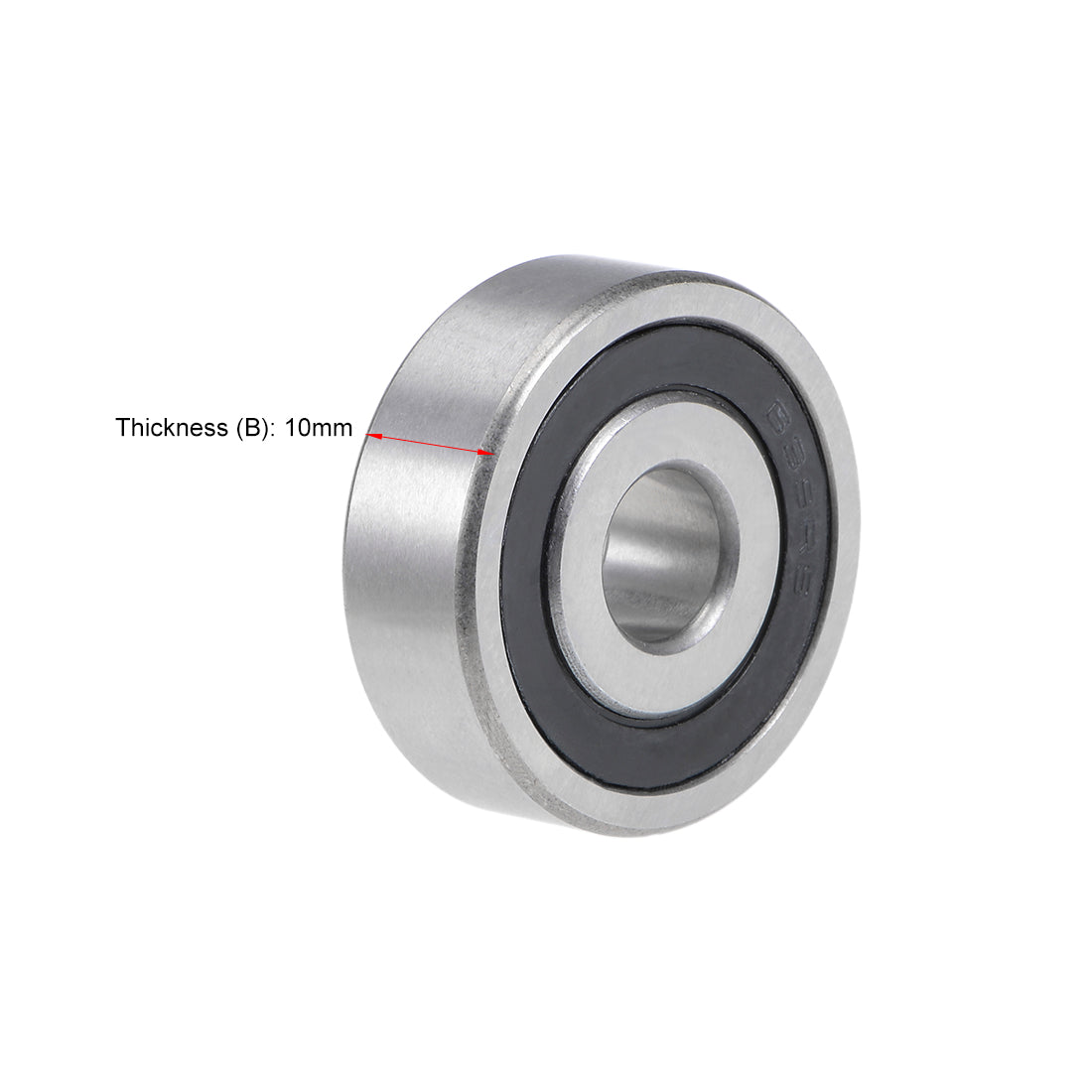 uxcell Uxcell Deep Groove Ball Bearings  Metric Double Sealed Chrome Steel ABEC1 Z2