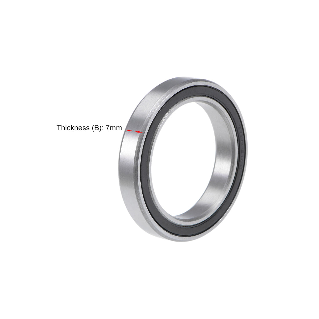 uxcell Uxcell Deep Groove Ball Bearings Thin Section Double Sealed Chrome Steel