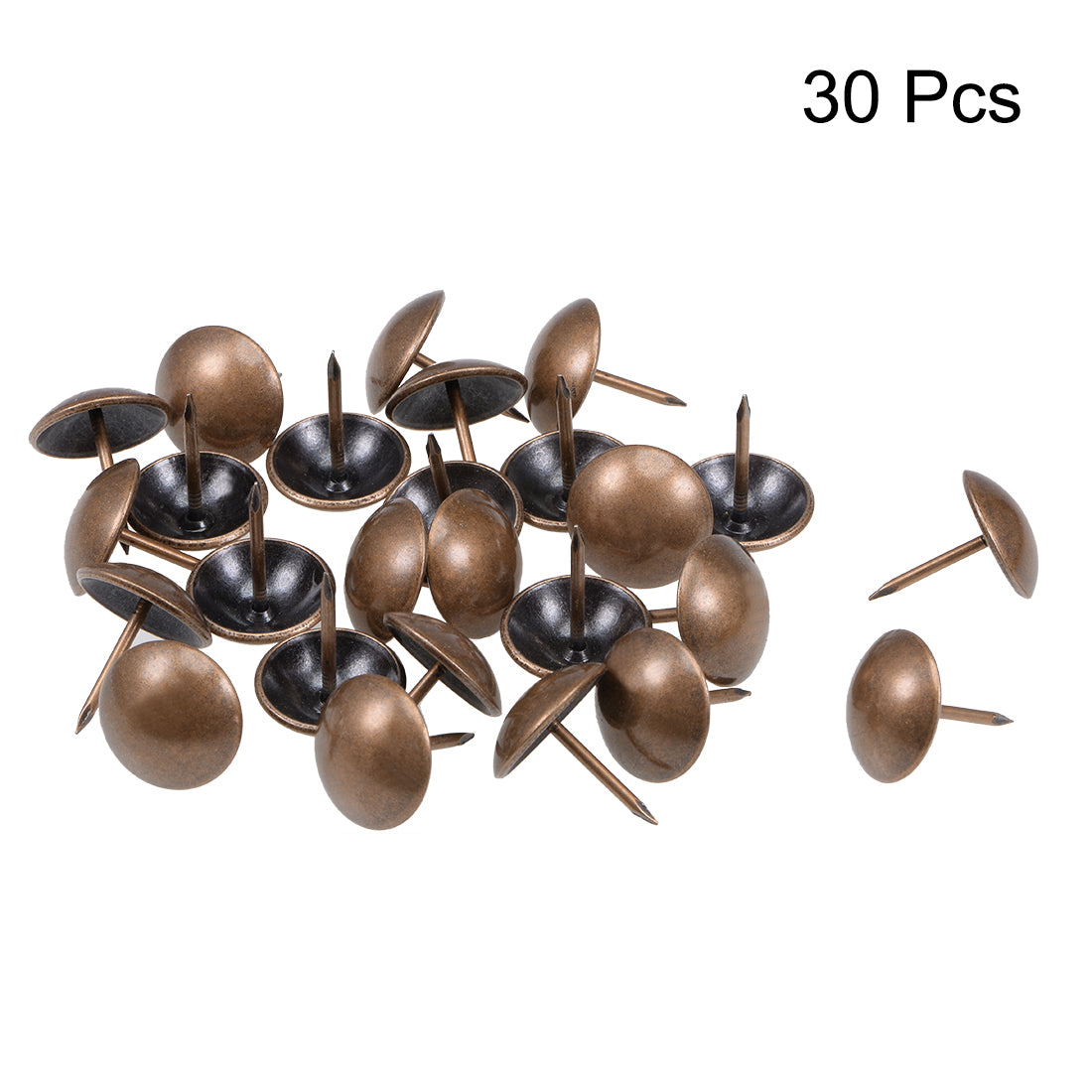 Harfington Upholstery Nails Tacks Antique Round Thumb Push Pins 30 Pcs