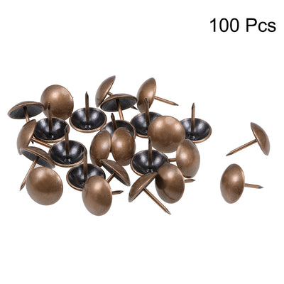 Harfington Upholstery Nails Tacks Antique Round Thumb Push Pins 100 Pcs