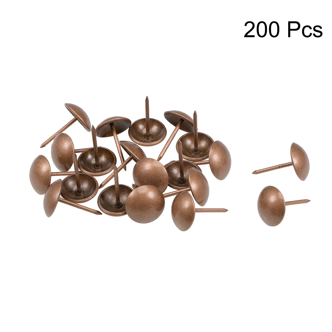 Harfington Upholstery Nails Tacks Antique Round Thumb Push Pins 200 Pcs