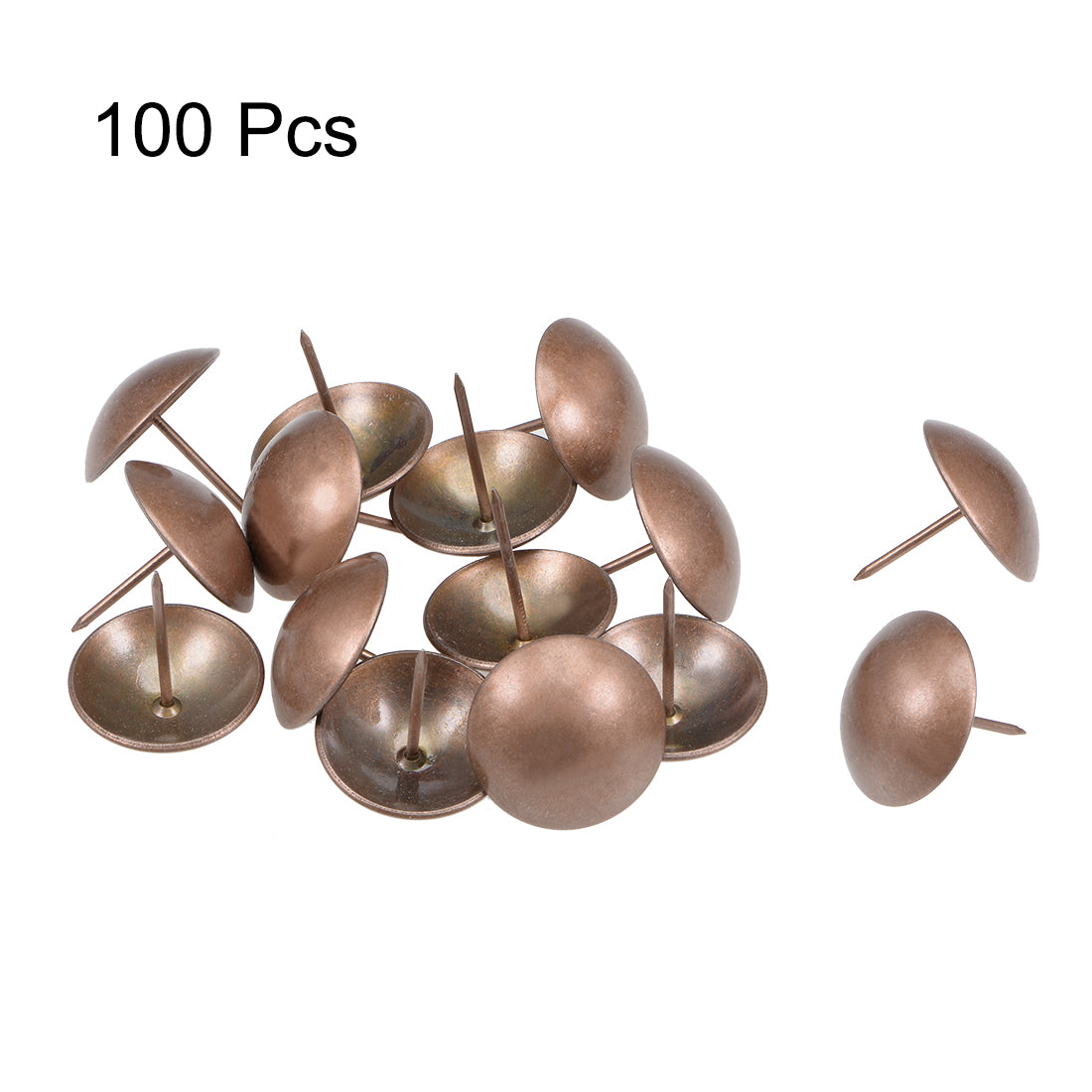 Harfington Upholstery Nails Tacks Antique Round Thumb Push Pins 100 Pcs