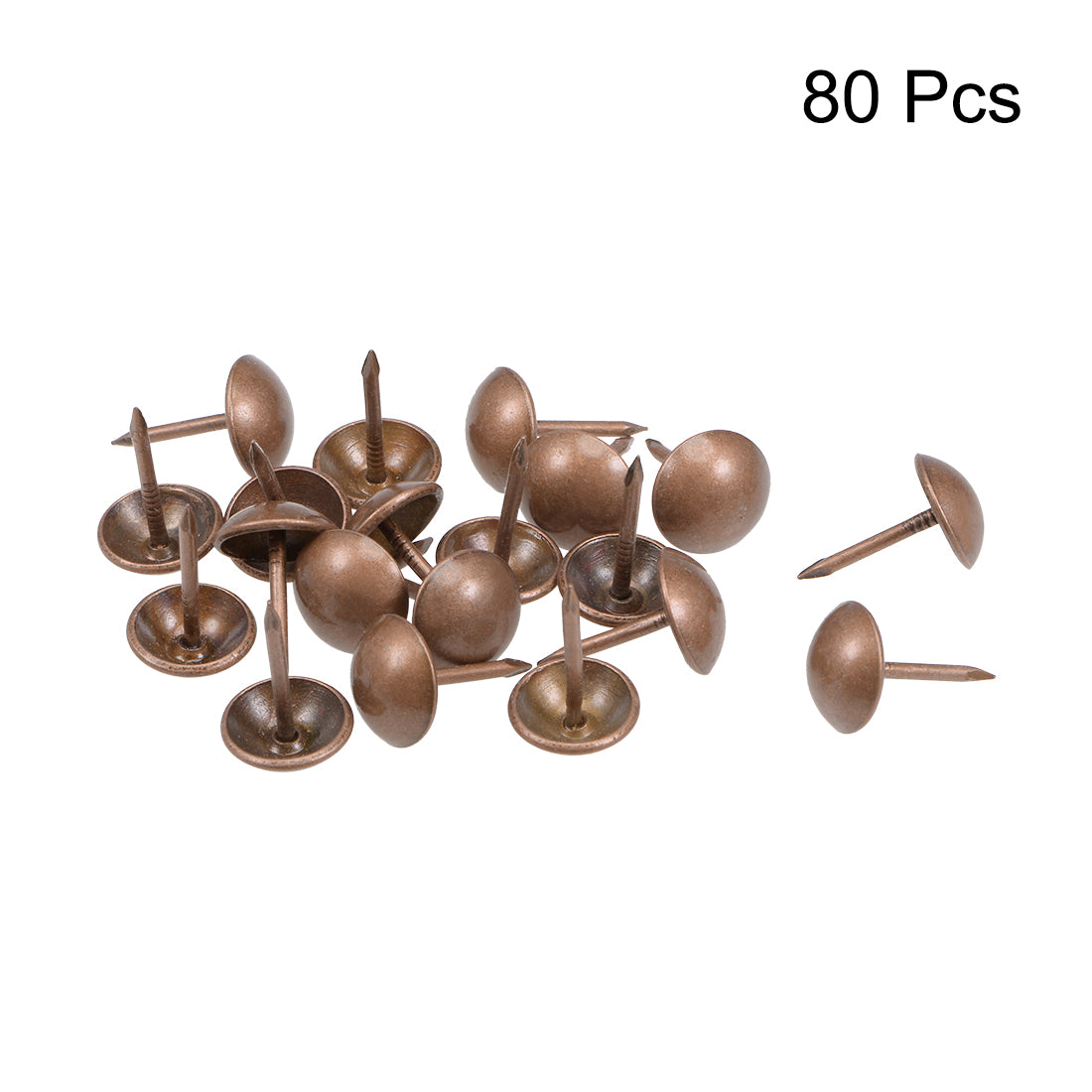 Harfington Upholstery Nails Tacks Antique Round Thumb Push Pins 80 Pcs