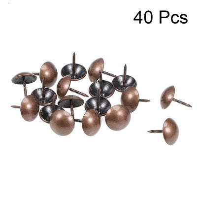 Harfington Upholstery Nails Tacks Antique Round Thumb Push Pins 40 Pcs
