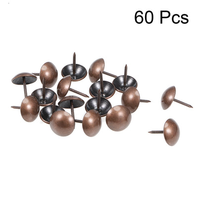 Harfington Upholstery Nails Tacks Antique Round Thumb Push Pins 60 Pcs