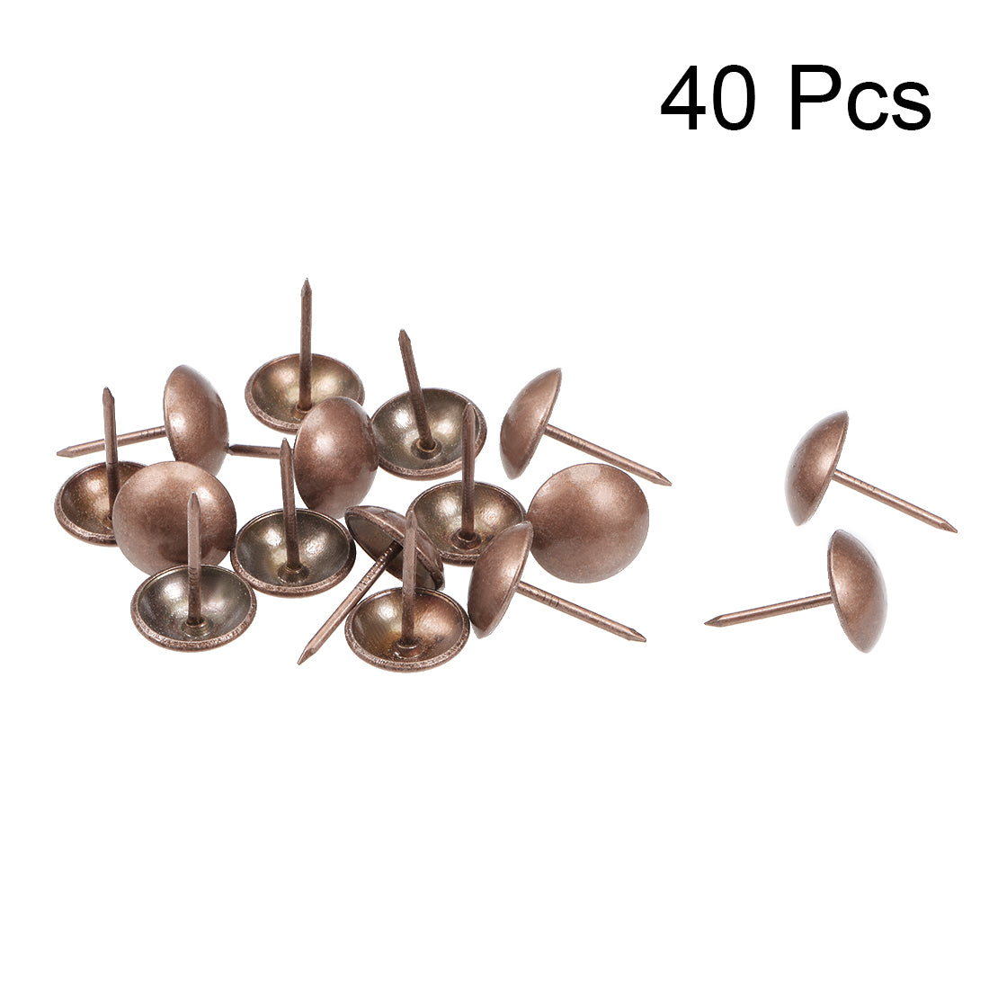 Harfington Upholstery Nails Tacks Antique Round Thumb Push Pins 40 Pcs