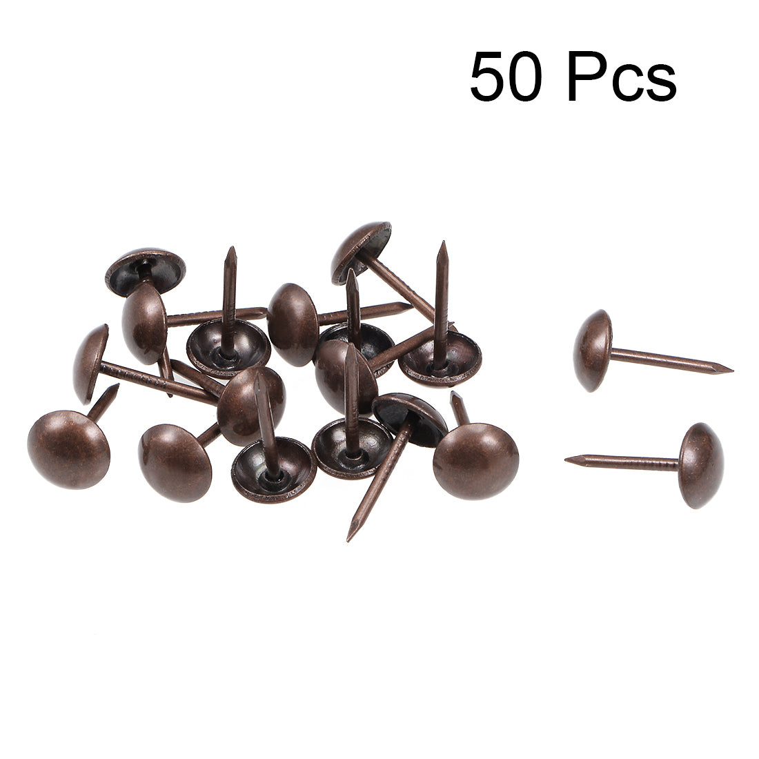 Harfington Upholstery Nails Tacks Antique Round Thumb Push Pins 50 Pcs