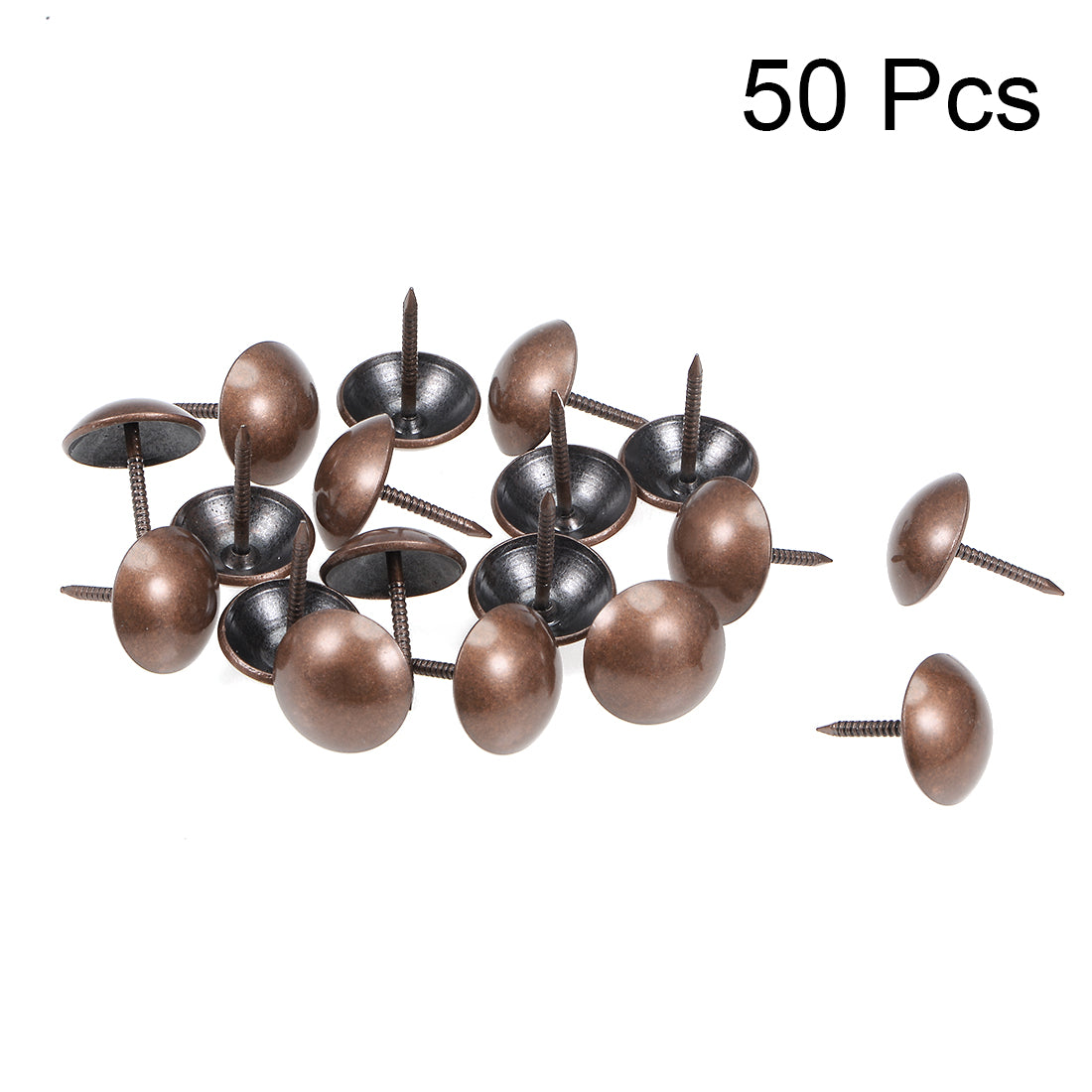 Harfington Upholstery Nails Tacks Antique Round Thumb Push Pins 50 Pcs