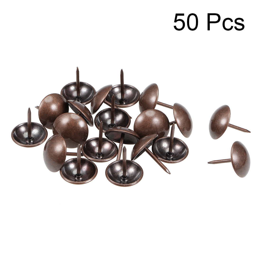 Harfington Upholstery Nails Tacks Antique Round Thumb Push Pins 50 Pcs