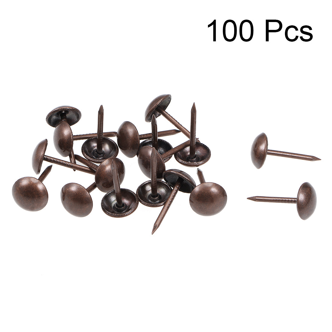 Harfington Upholstery Nails Tacks Antique Round Thumb Push Pins 100 Pcs