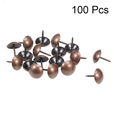 Harfington Upholstery Nails Tacks Antique Round Thumb Push Pins 100 Pcs