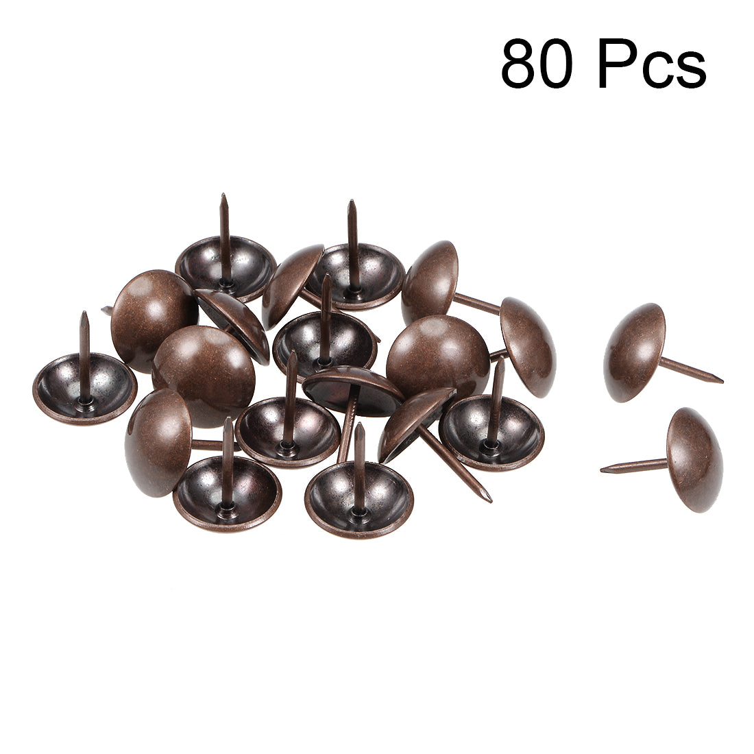 Harfington Upholstery Nails Tacks Antique Round Thumb Push Pins 80 Pcs