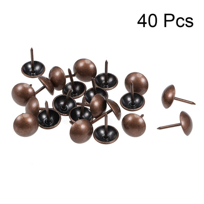Harfington Upholstery Nails Tacks Antique Round Thumb Push Pins 40 Pcs