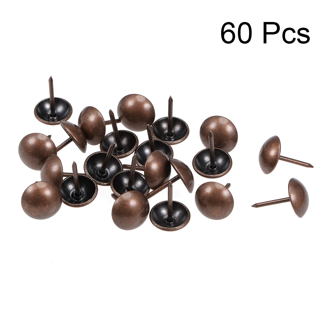 Harfington Upholstery Nails Tacks Antique Round Thumb Push Pins 60 Pcs