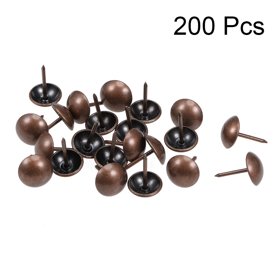 Harfington Upholstery Nails Tacks Antique Round Thumb Push Pins 200 Pcs