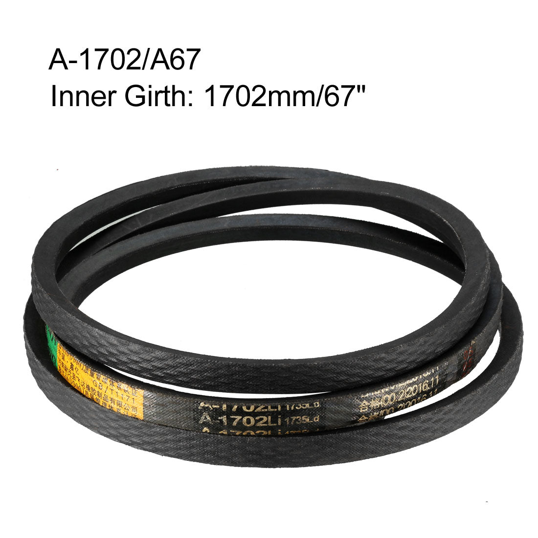 Harfington Drive V-Belt Inner Girth Industrial Rubber Transmission Belts