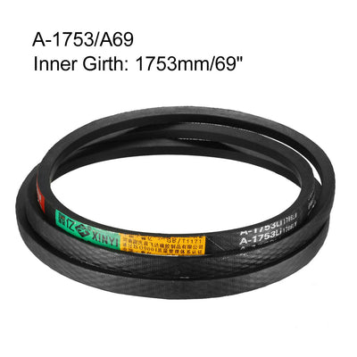 Harfington Drive V-Belt Inner Girth Industrial Rubber Transmission Belts