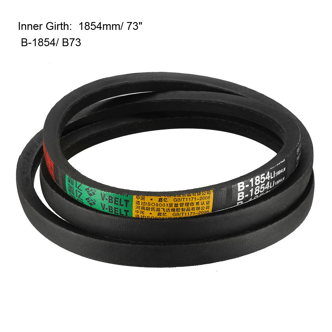 Harfington Drive V-Belts Inner Girth Industrial Rubber Transmission Belt